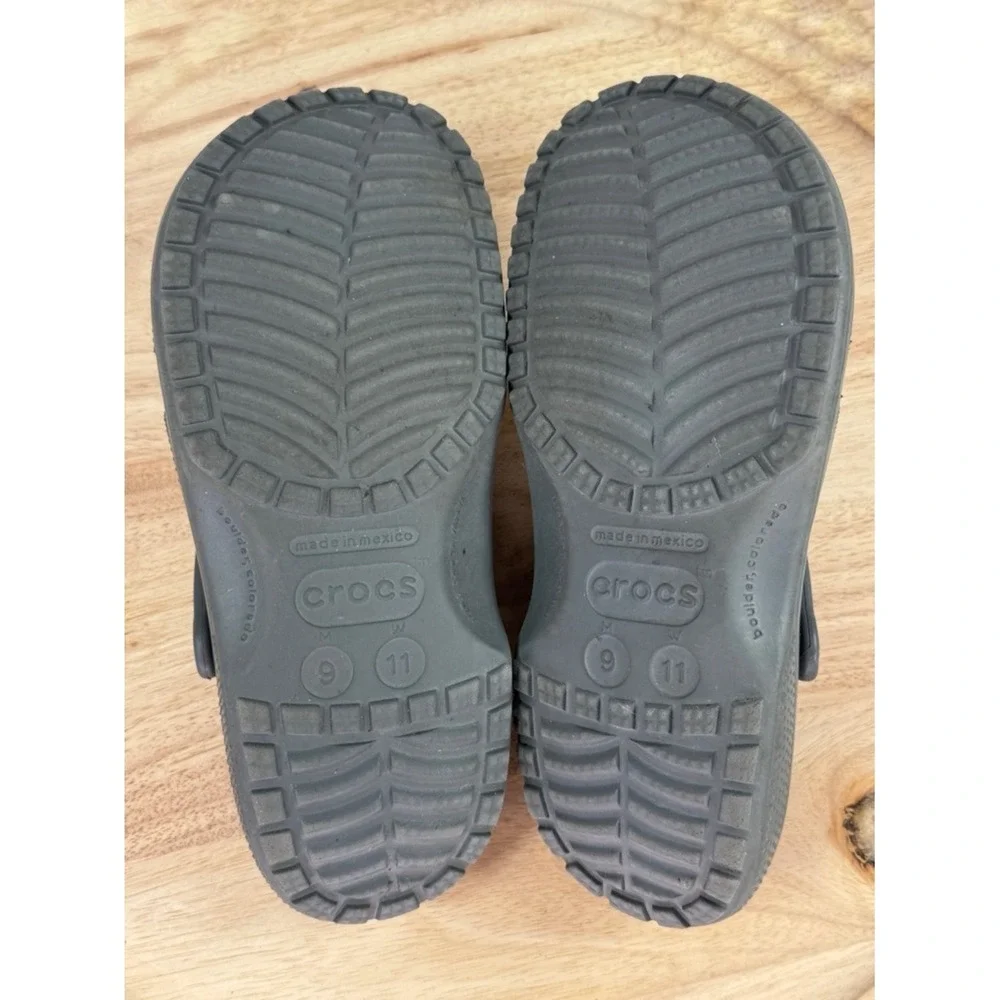 Crocs Classic Slip On Clog Sandals‎ Slate Grey 9 Men 11 Women